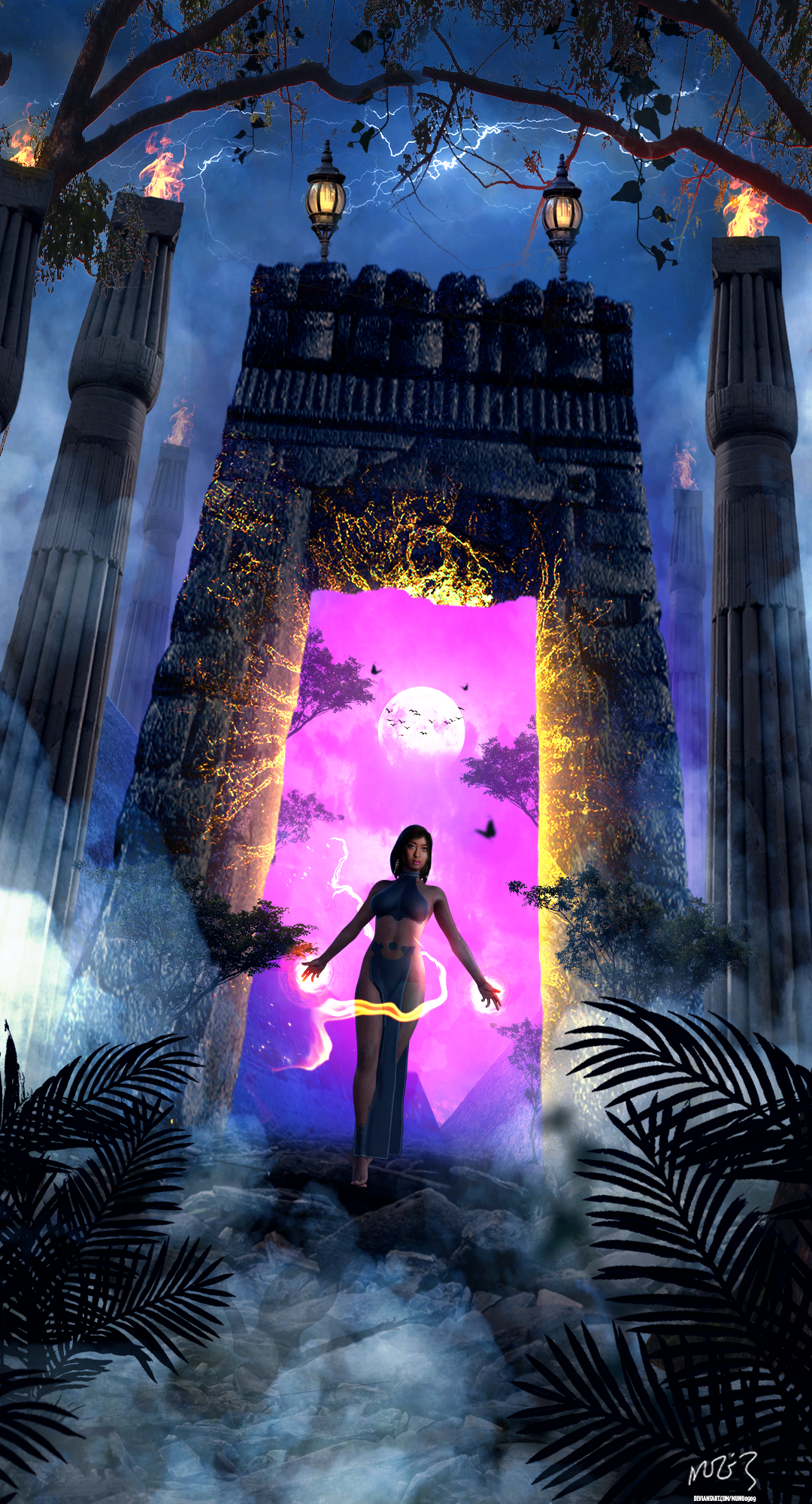 Egyptian Temple Gate