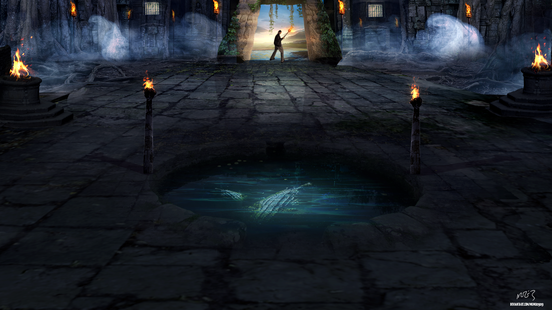 Secret Temple From the valley