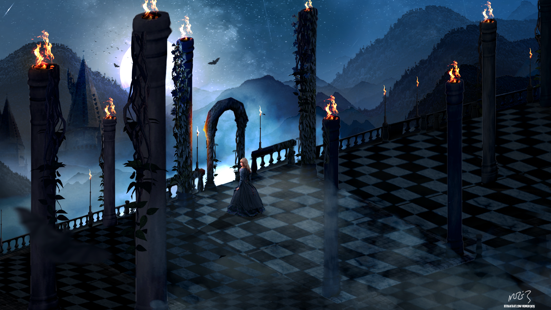 The Hidden Castle-Photoshop Art