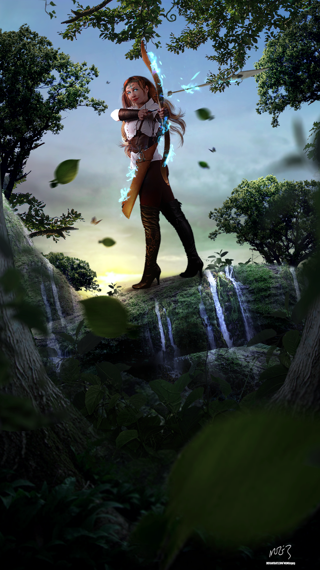 Forest Archer Photoshop Art