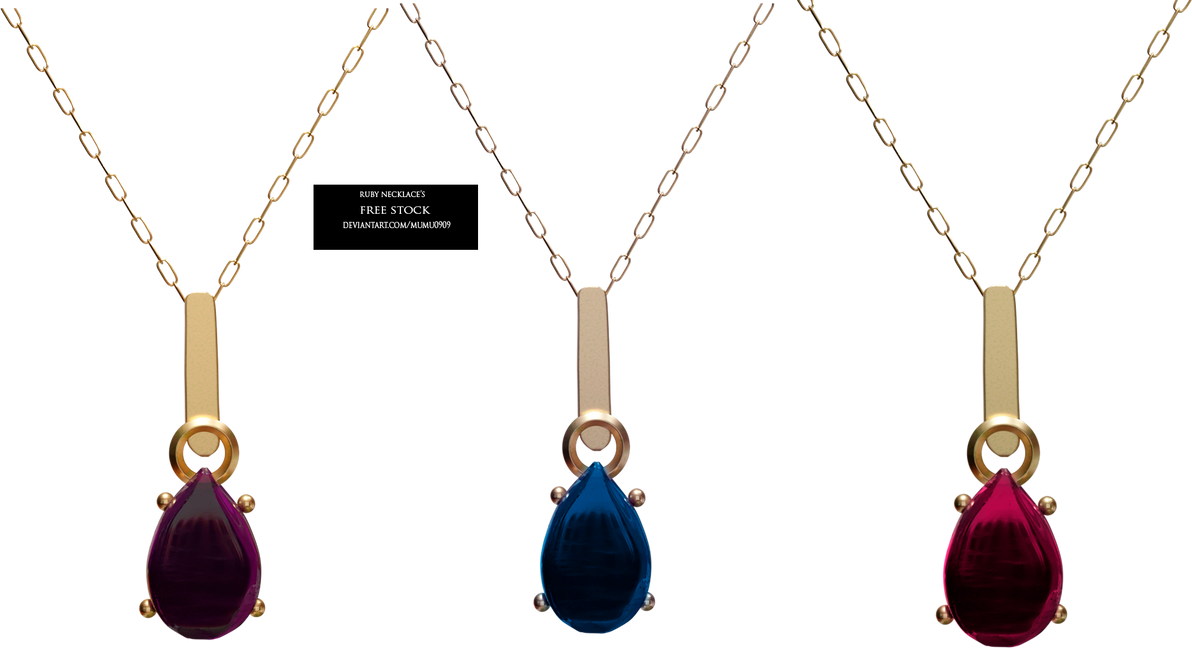 Ruby Necklaces Free Stock by mumu0909 on DeviantArt