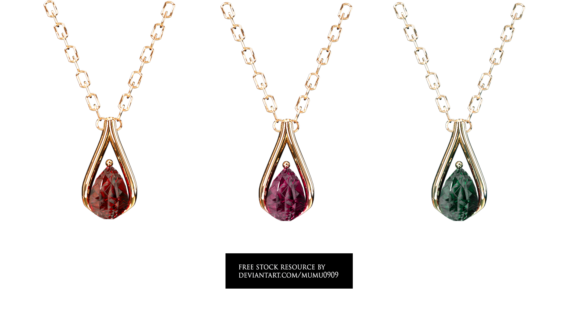 Necklace Ruby Diamond Colour Free stock