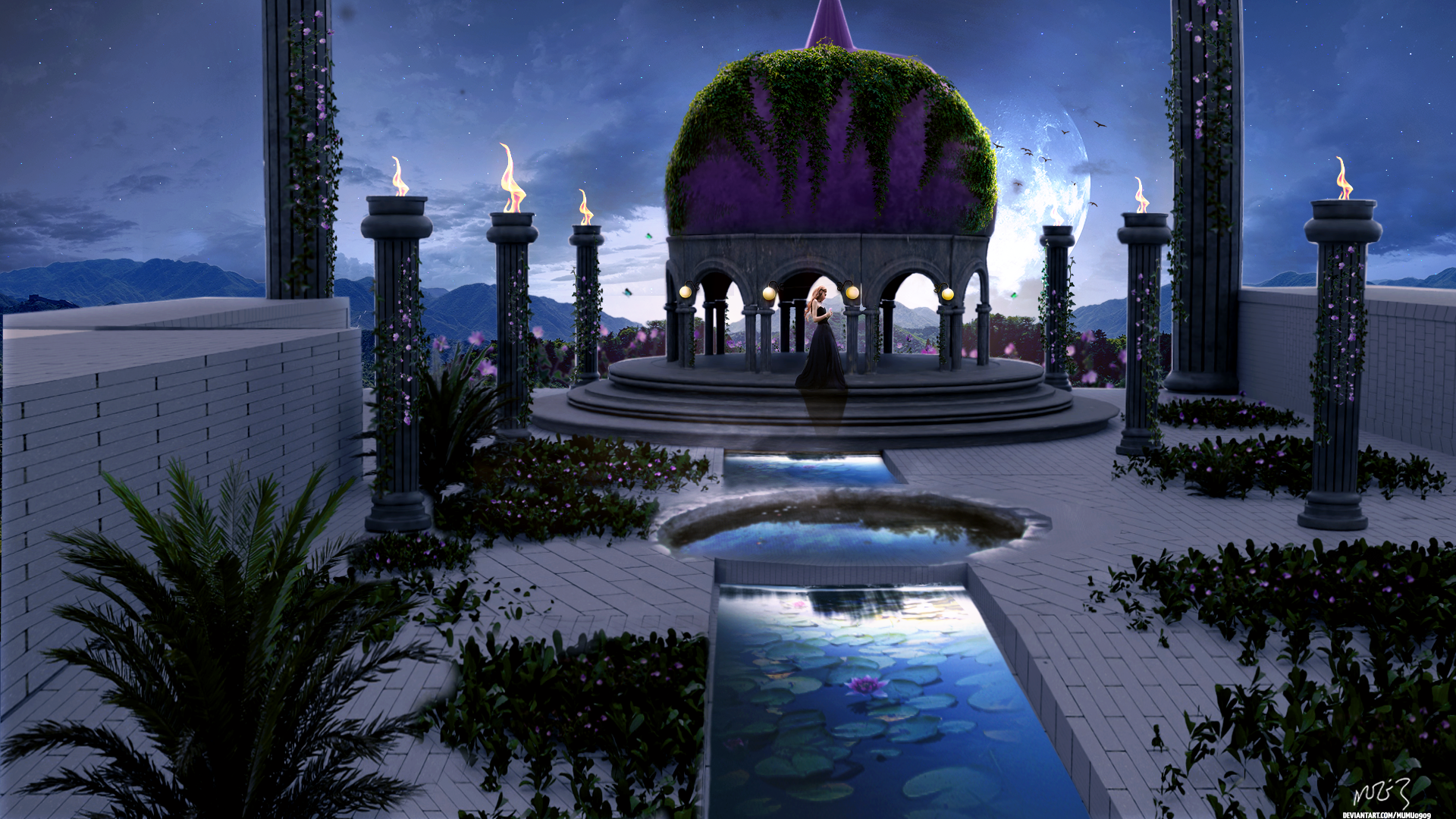 Gazebo Garden -Photoshop Art