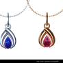Gems Colours Pendant Free Necklaces Stock