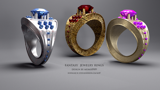 Fantasy Jewelry Rings
