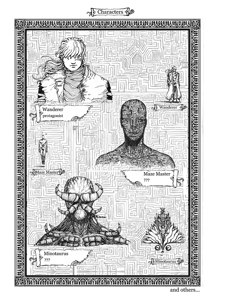 Book of Mazes Characters IV