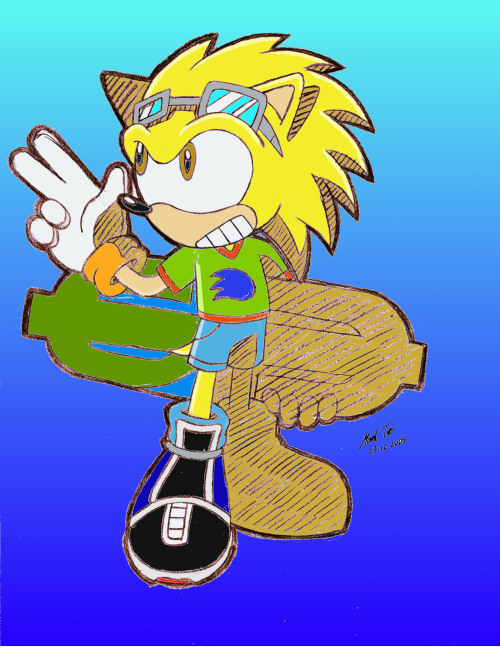 Rapid- Sonic Riders style