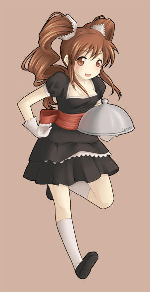 little waitress by Lina01 on DeviantArt