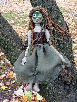 Greenwoman Doll