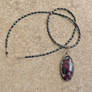 Eudialyte and Hematite Necklace