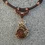 Steampunk Ammonite on Cording