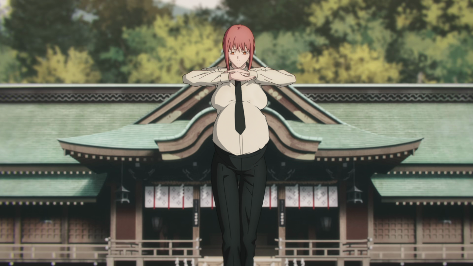 Makima pregnant morph 4 by Morphtothetop on DeviantArt