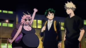 Mina Ashido pregnant morph #11