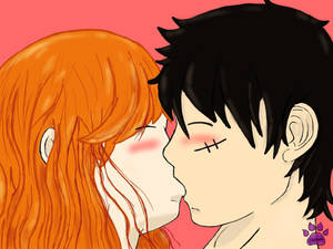 Luffy x Nami - Kiss