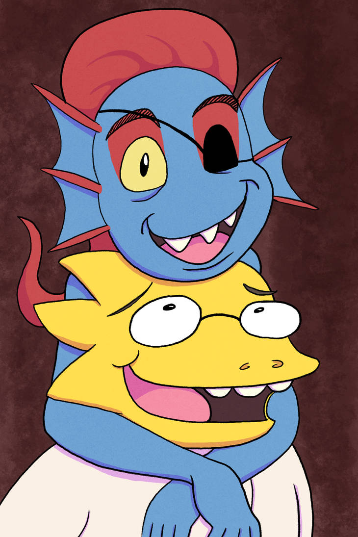 Alphys and Undyne by TranquilMind on DeviantArt
