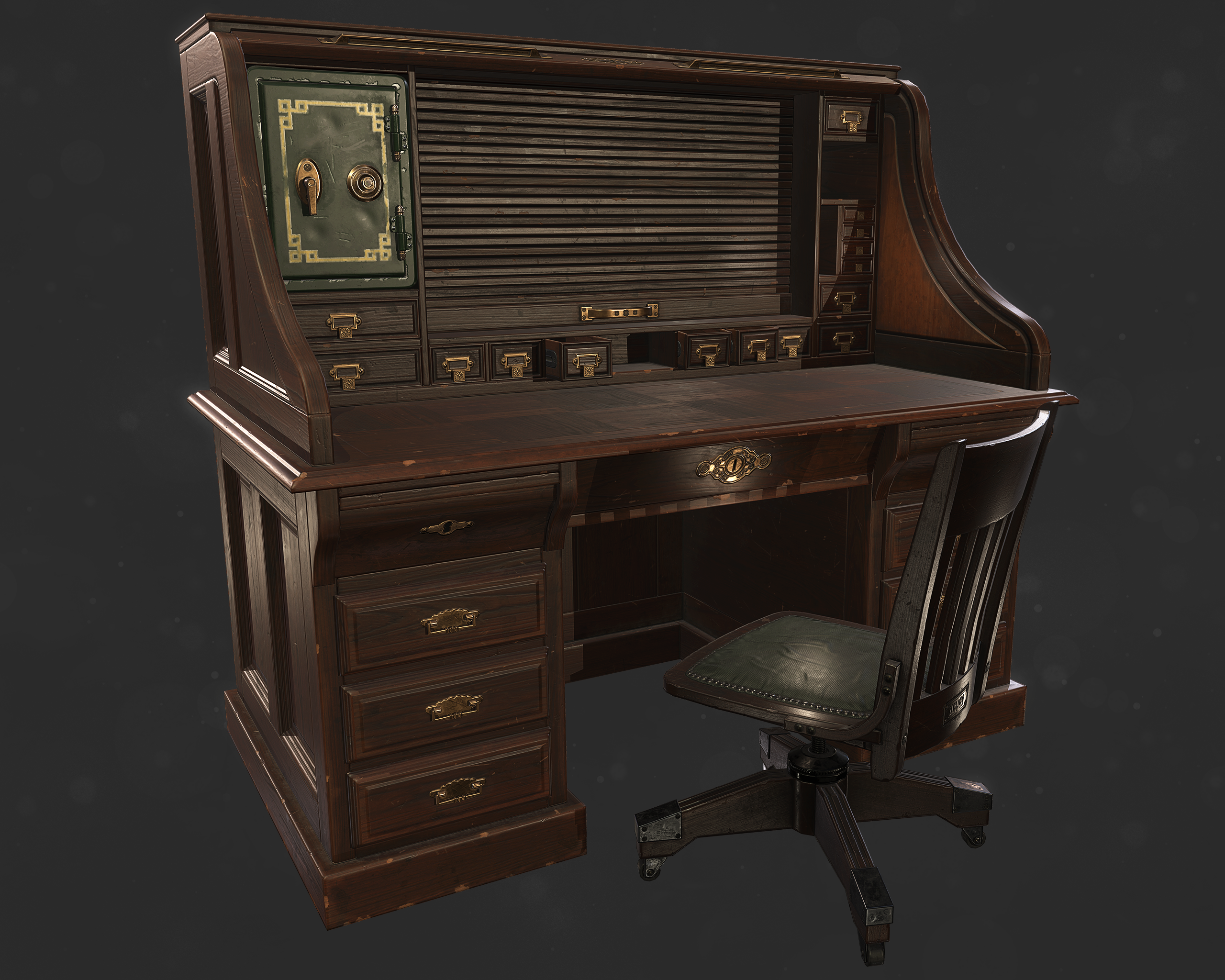 Antique office desk