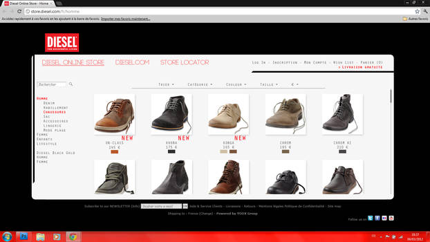 WebDesign - Diesel.com