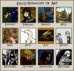 2010 - A Year in My Art by Grace-Dupre
