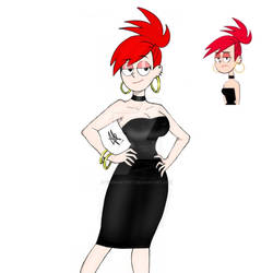 Frankie Foster dressed up