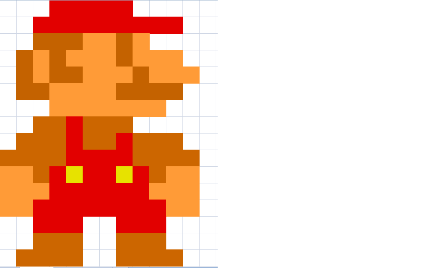 8 Bit Mario Excel Practise By Azzathearsonist On Deviantart 8 Bit Mario Excel Practise By Azzathearsonist On Deviantart