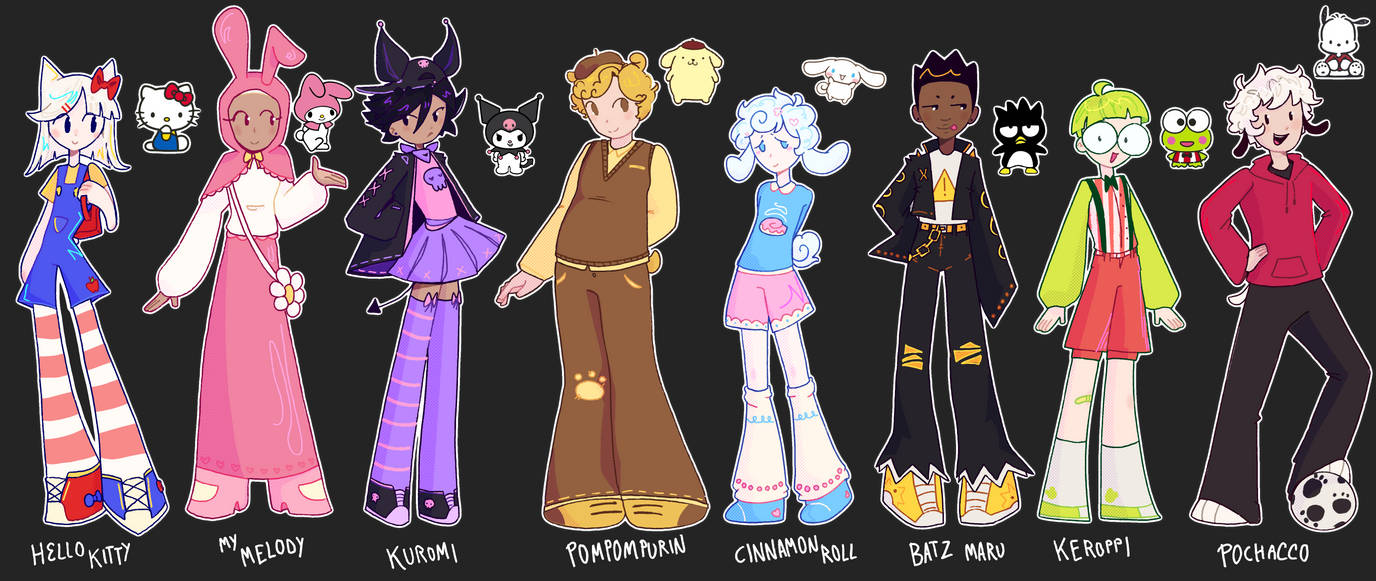 SANRIO CHARACTERS AS HUMANS P1 By MessWithLegs On DeviantArt sanrio-characters-as-humans-p1-by-messwithlegs-on-deviantart