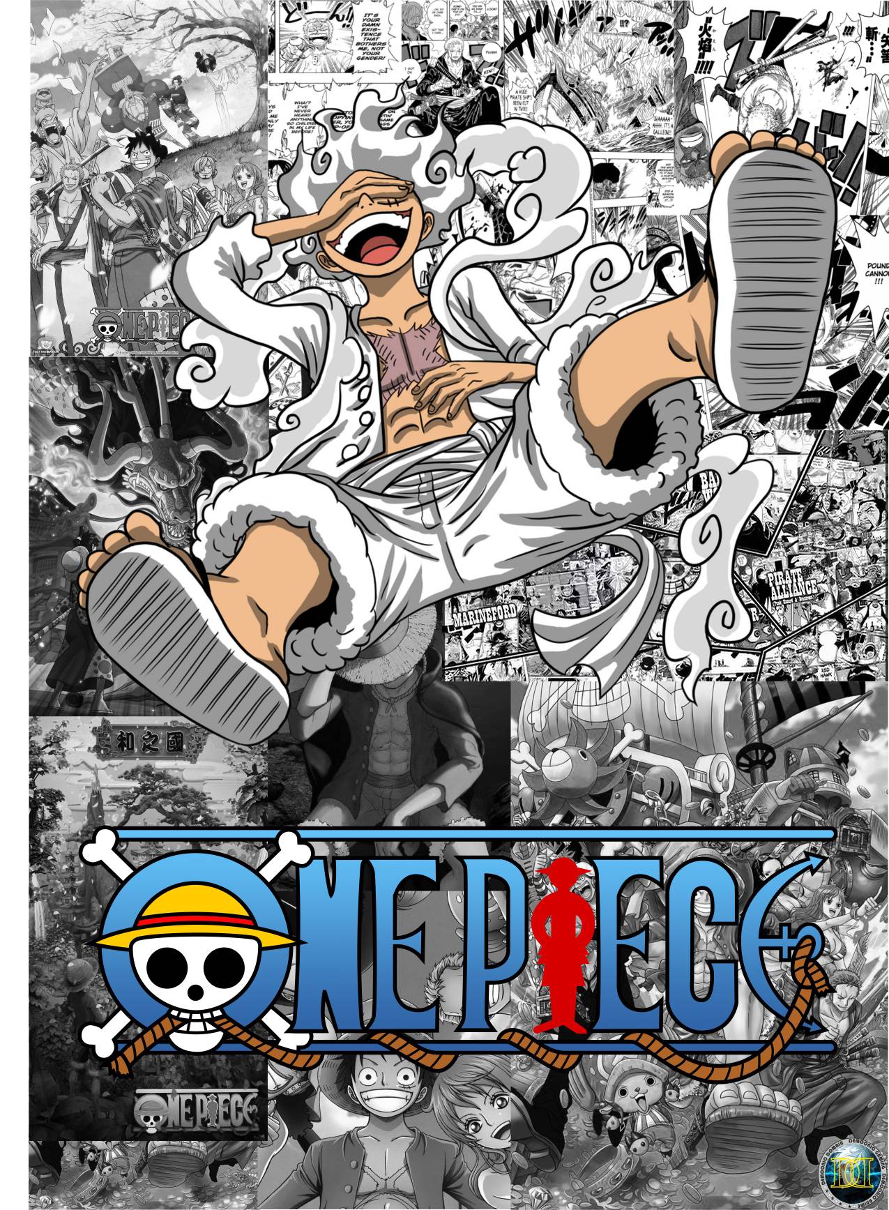 One Piece News on X: Luffy Gear 5 Manga vs Anime #ONEPIECE   / X