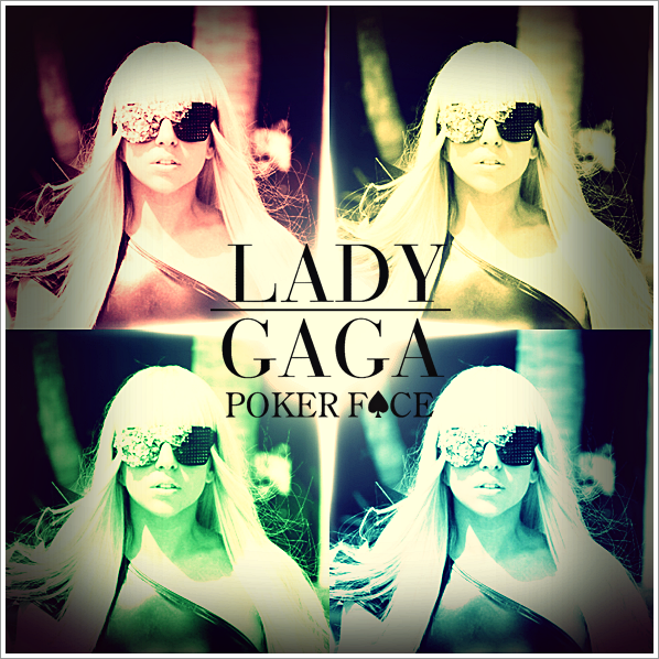 Lady GaGa - Poker Face CD Cover