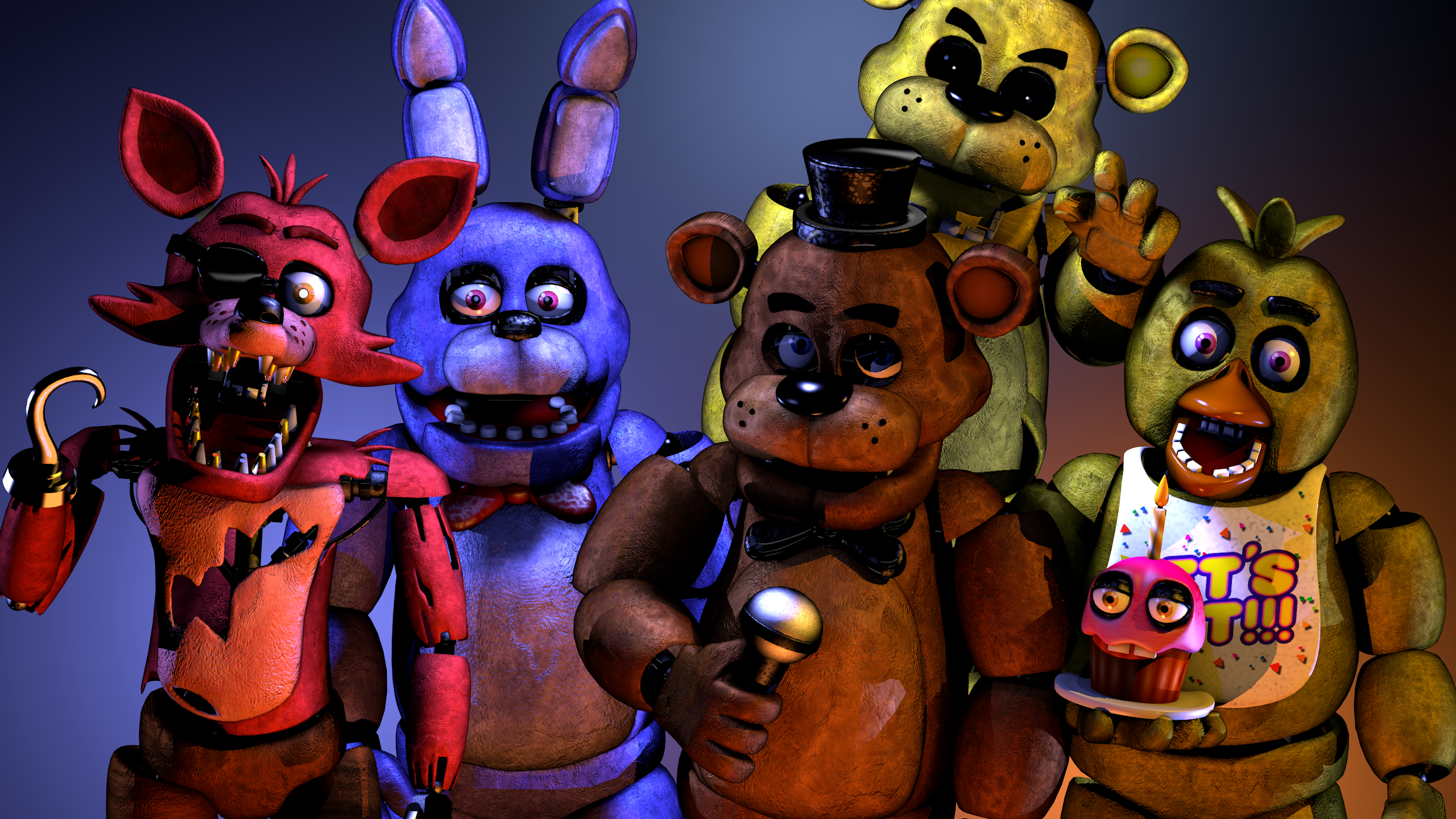 Fnaf Show Stage preview ( FnaF 1 C4D map by chiki by chiki-canal on  DeviantArt