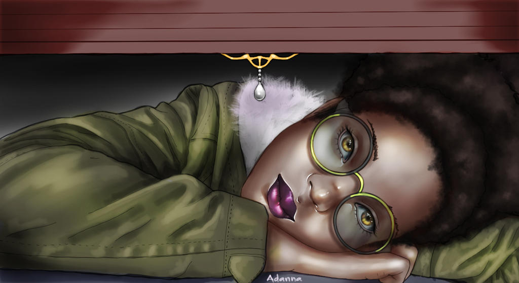 Girl at the window by Adxnna Girl at the window by Adxnna