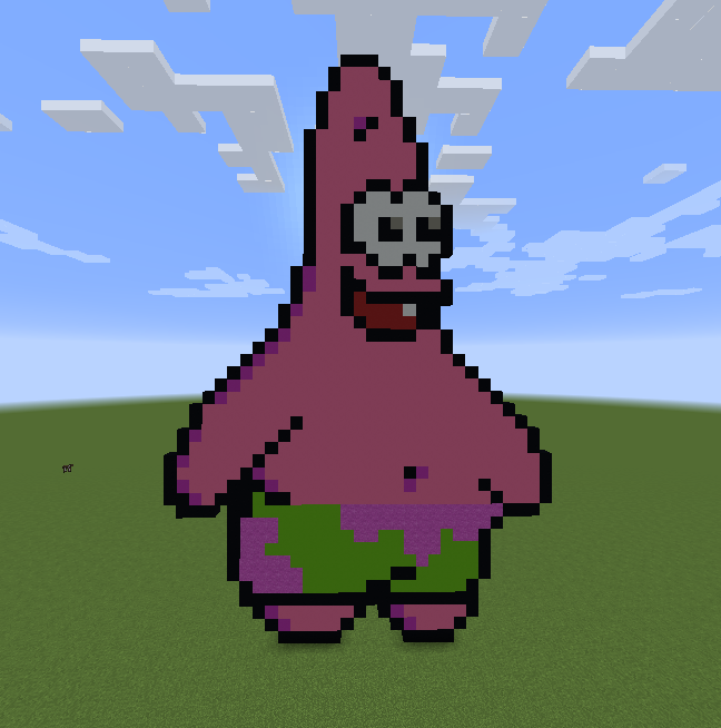 Patrick Star Minecraft Pixel Art by Juro92 on DeviantArt