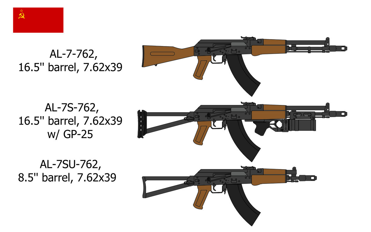AL-7-762 Soviet assault rifle by Alexander517 on DeviantArt