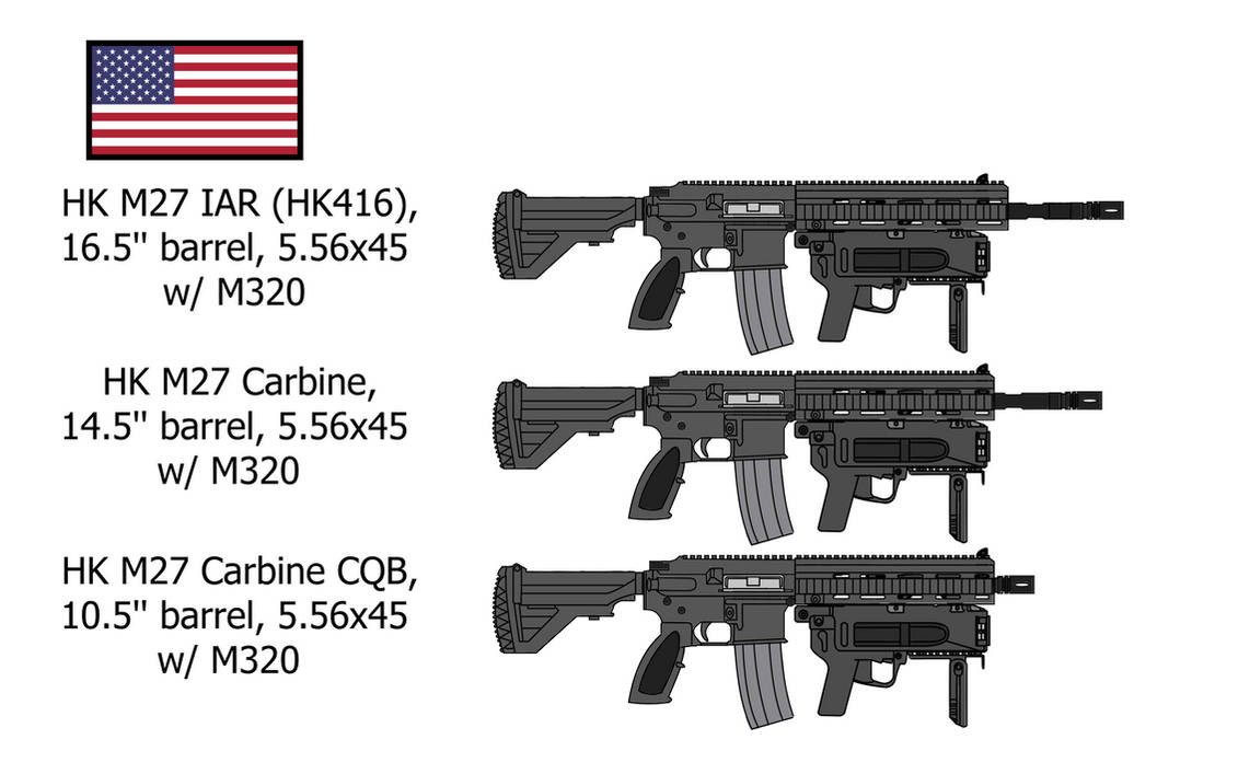 M27 (HK416) US Assault rifle by Alexander517 on DeviantArt