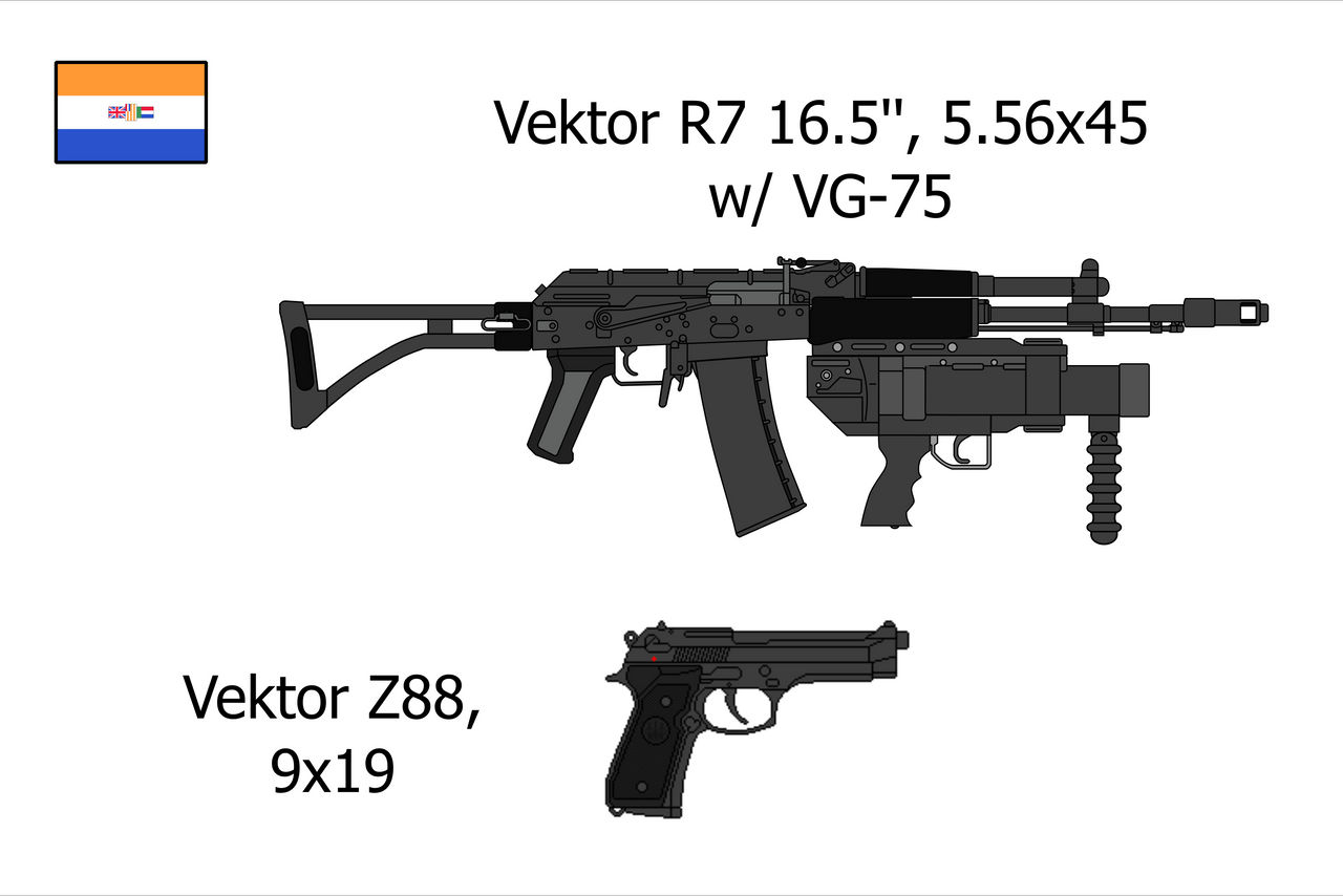 Vektor R7 with VG-75 and Vektor Z88 by Alexander517 on DeviantArt