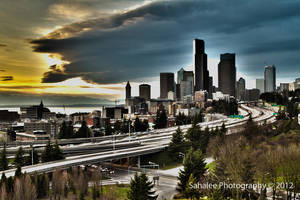 Seattle Skyline HDR