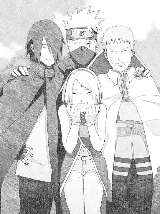 Naruto, Sasuke, Sakura and Kakashi by 7Twilights on DeviantArt