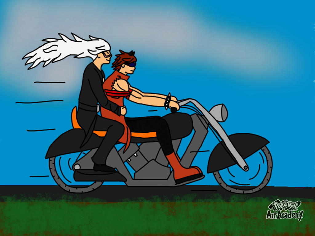 Deviantart Riding Motorcycle Day 15 Riding a bike by Charm3017 on DeviantArt