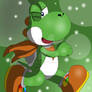 Lacey Rogue Greeny - Crafted Yoshi Pose