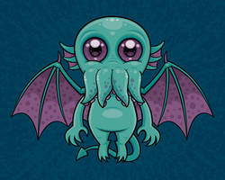 Cute Baby Cthulhu Monster
