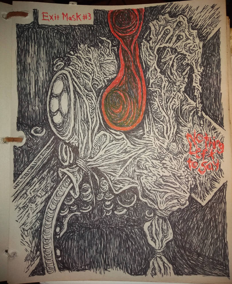 Phase 4 art journal: Exit Mask#3 by foulapparatus79 on DeviantArt