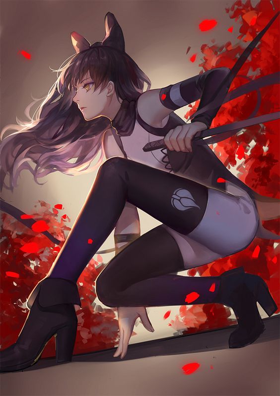 Night Kitty Vampire Blake X Male Reader Au By Psajchol On