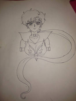 Sailor star fighter line art