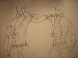 Red X vs Red Hood WIP