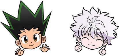 Gon e killua Por Fernandokasuia