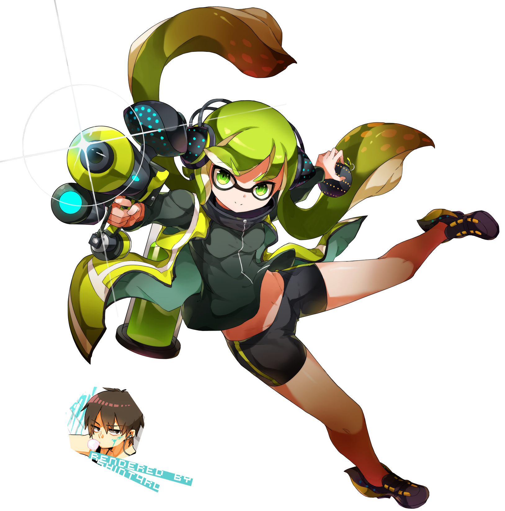 Splatoon Inkling Render by Trinitor on DeviantArt