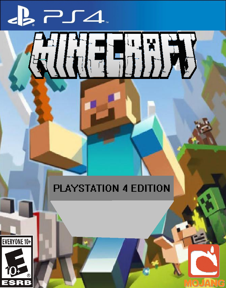 Minecraft - PlayStation 4 (PS4) by djshby on DeviantArt