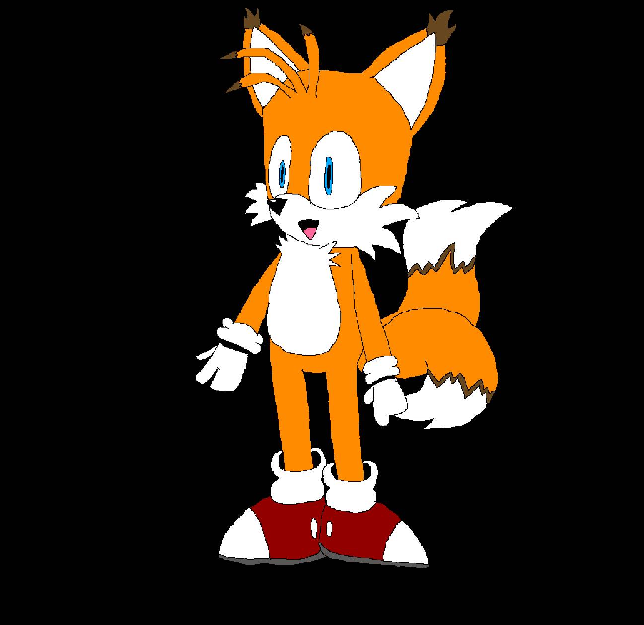 Tails redesign by Glitch-Dem0n on DeviantArt