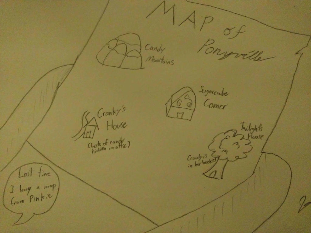 Pinkberry Map Pinkie's Map by gameangel147 on DeviantArt