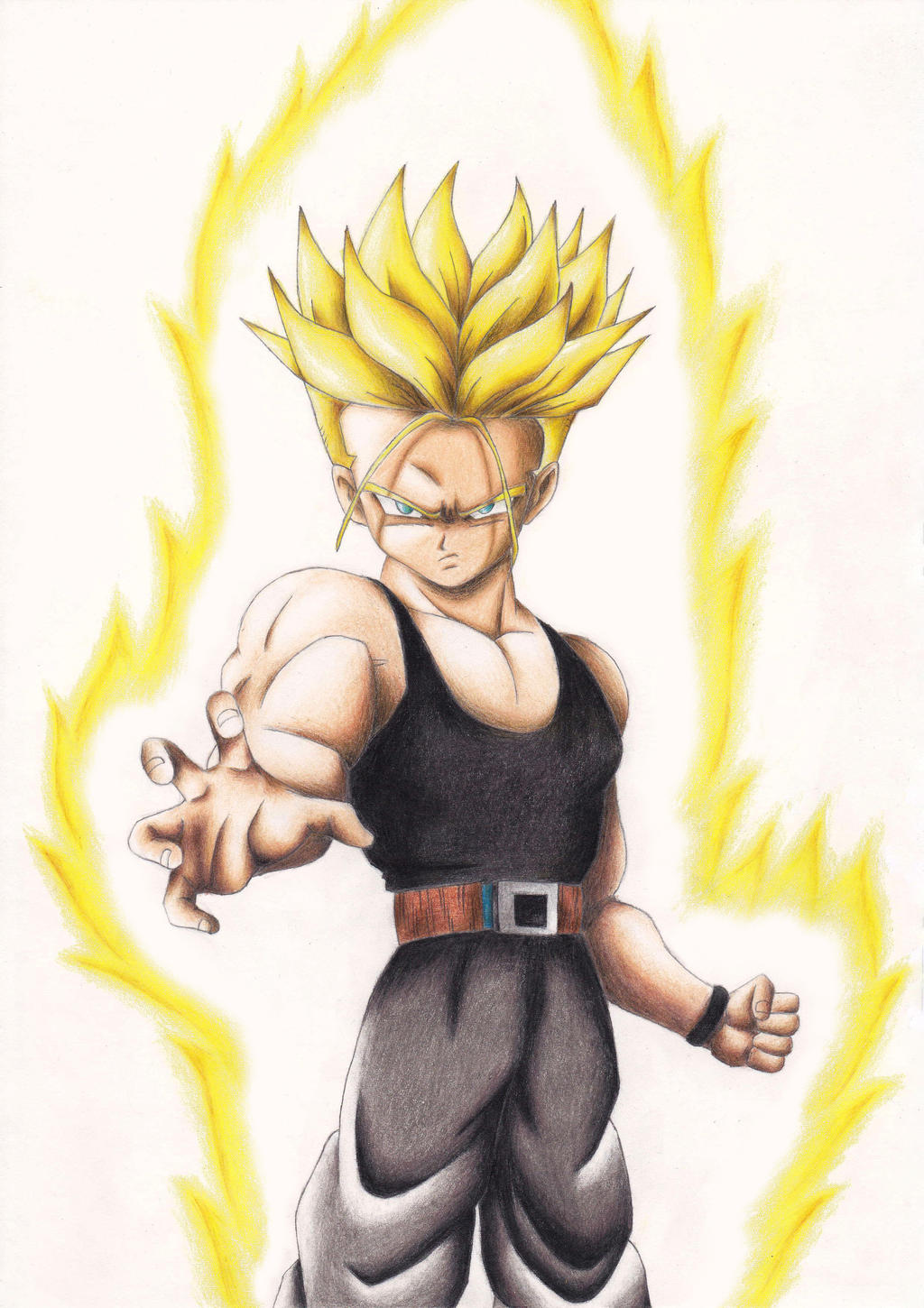 Future Trunks - Colored Drawing