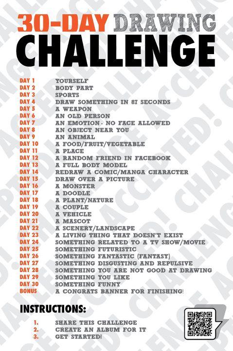 30-Day Drawing Challenge