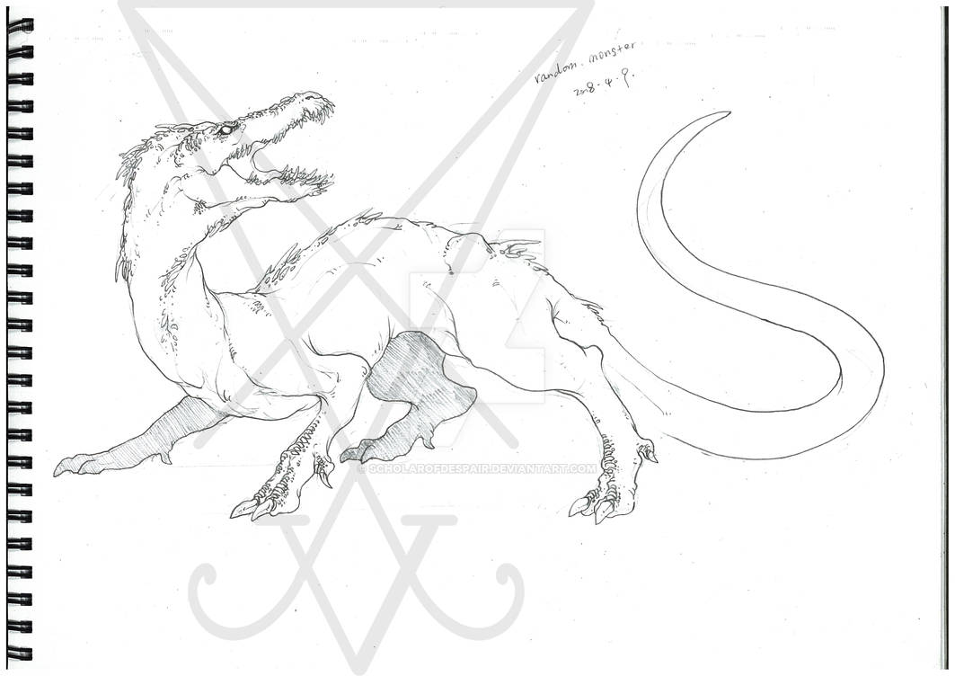 random monster design by ScholarOfDespair on DeviantArt